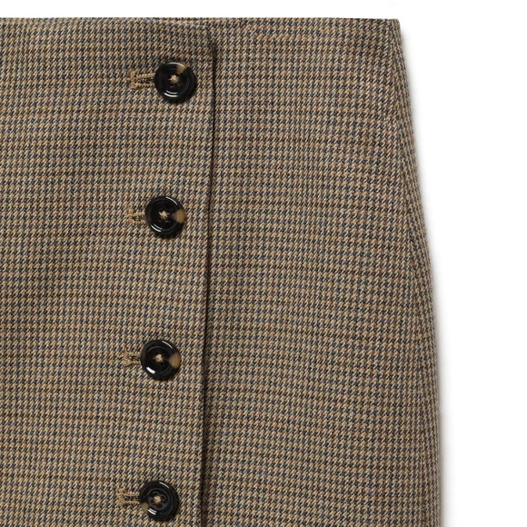 Mango Women's Houndstooth Miniskirt - Size XS - Picture 4 of 6